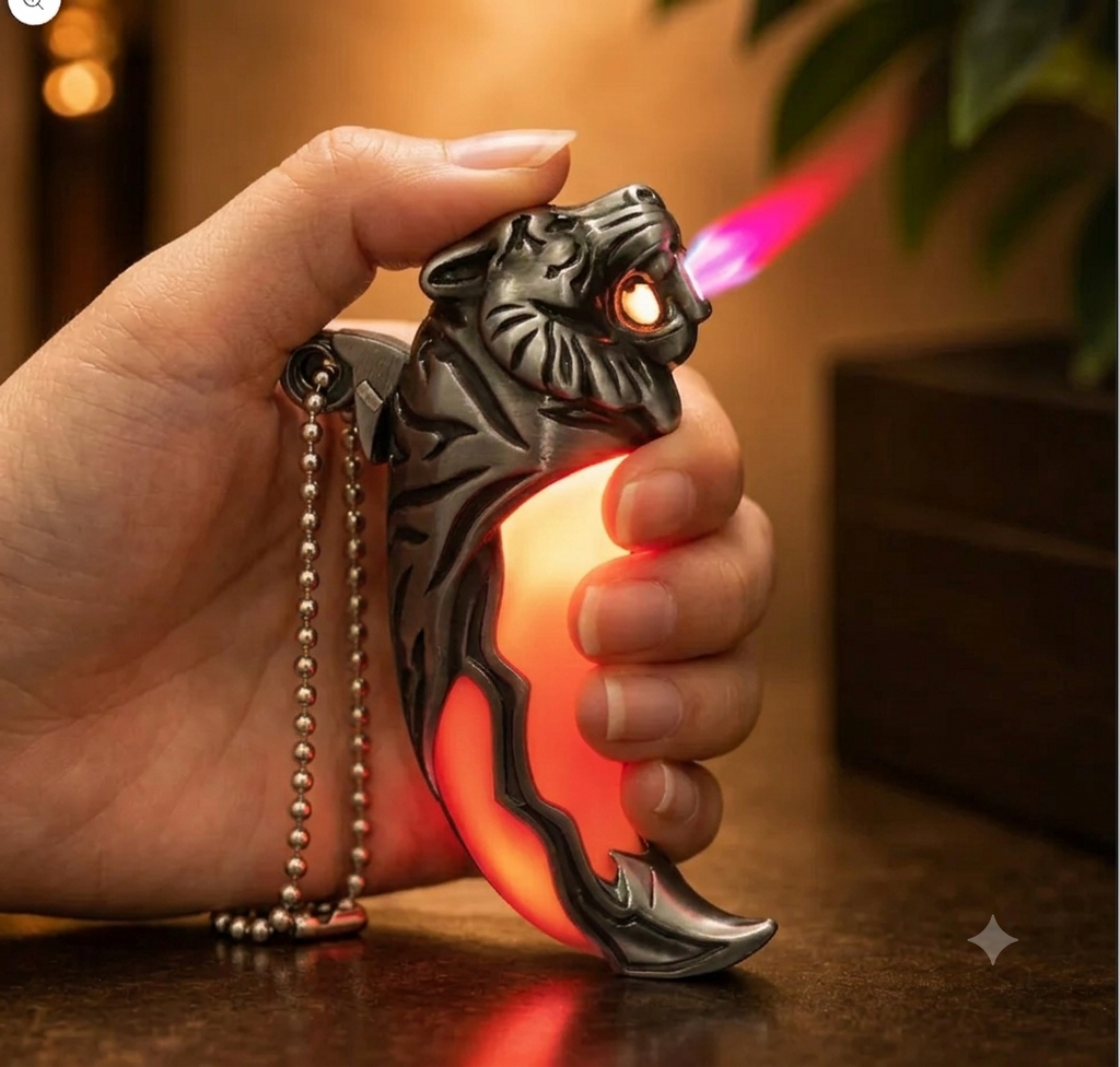 Premium Tiger Claw Windproof Flame Lighter