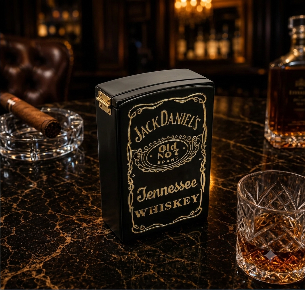 Jack Daniel’s Style Metal Windproof Jet Flame Lighter